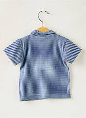 Chemise manches courtes bleu PETIT BATEAU pour garçon seconde vue