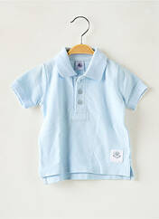Polo bleu PETIT BATEAU pour garçon seconde vue