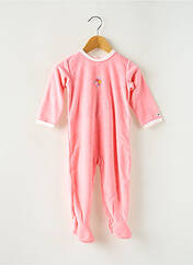 Pyjama rose PETIT BATEAU pour fille seconde vue