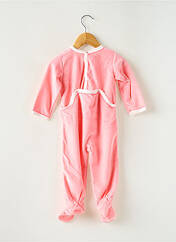 Pyjama rose PETIT BATEAU pour fille seconde vue