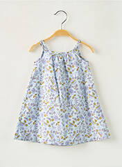 Robe courte bleu PETIT BATEAU pour fille seconde vue