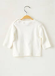 T-shirt blanc PETIT BATEAU pour garçon seconde vue