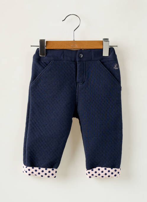 Pantalon droit bleu PETIT BATEAU pour fille