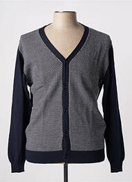 Gilet manches longues col v bleu DARIO BELTRAN homme