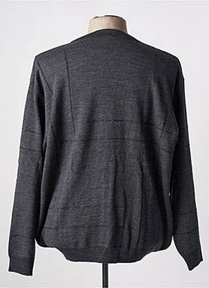 Gilet manches longues col v gris FISCHER homme