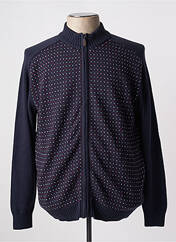 Gilet manches longues bleu DARIO BELTRAN pour homme seconde vue