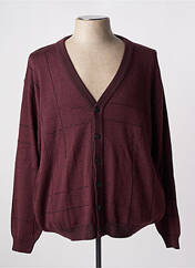 Gilet manches longues rouge FISCHER pour homme seconde vue