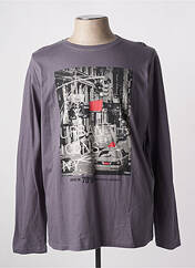 T-shirt gris MSN pour homme seconde vue