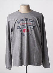 T-shirt gris MSN pour homme seconde vue