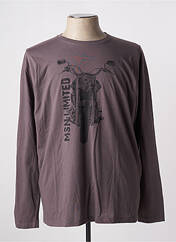 T-shirt gris MSN pour homme seconde vue