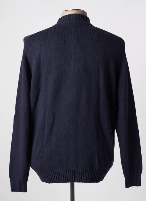 Gilet manches longues bleu DARIO BELTRAN pour homme