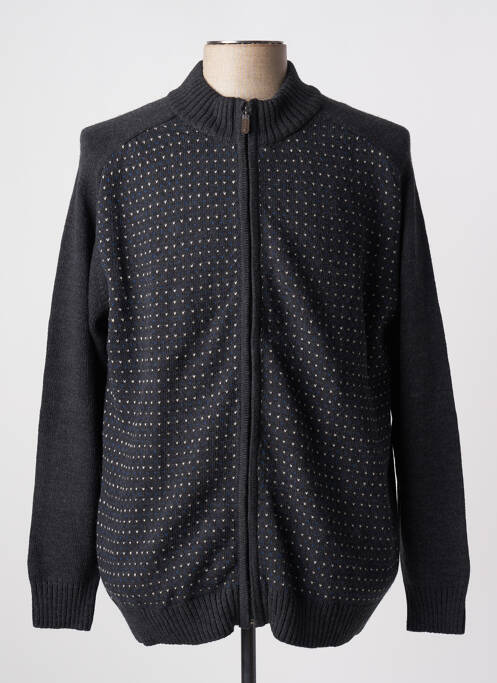 Gilet manches longues gris DARIO BELTRAN pour homme