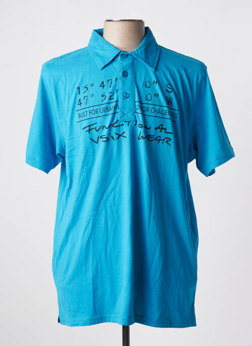 Polo bleu VSIX pour homme
