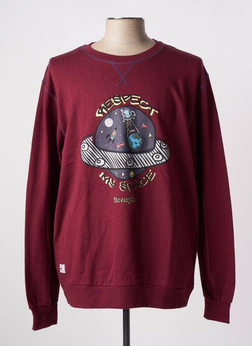 Sweat-shirt rouge THE SURFCAR pour homme