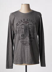 T-shirt gris MSN pour homme seconde vue