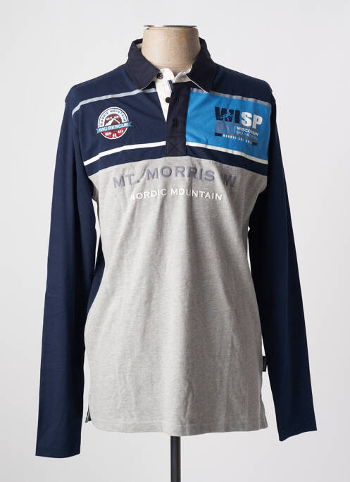 Polo bleu MSN pour homme