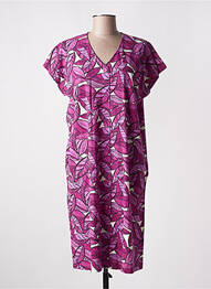 Chemise de nuit imprimé fleurs violet AVET femme