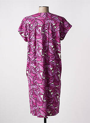 Chemise de nuit imprimé fleurs violet AVET femme