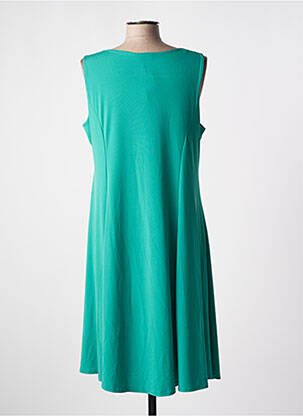 Robe mi-longue sans manche sans manche vert ALEXANDRE D. femme
