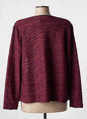Gilet manches longues rouge MY WAY FER pour femme seconde vue