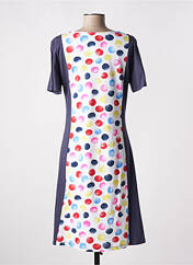 Robe mi-longue bleu MASSANA pour femme seconde vue