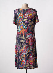 Robe mi-longue bleu MASSANA pour femme seconde vue