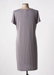 Robe mi-longue gris MASSANA pour femme seconde vue