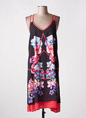 Robe mi-longue noir MASSANA pour femme seconde vue
