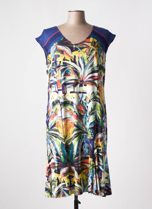 Robe mi-longue bleu TELMAIL pour femme