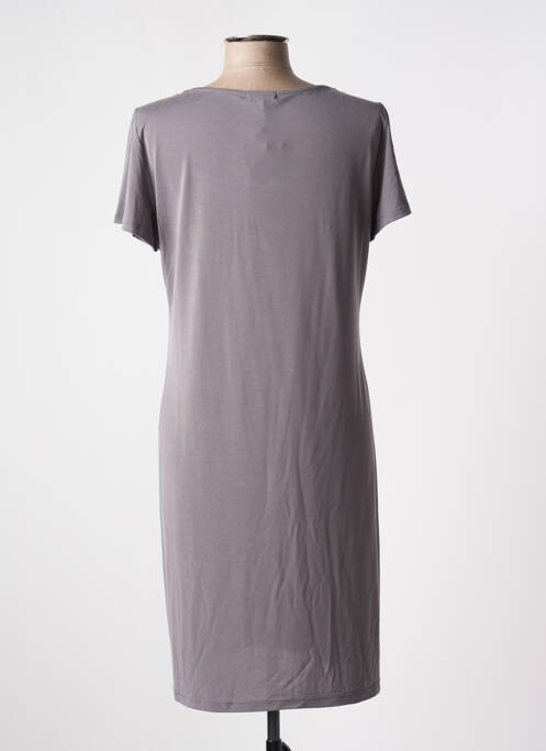 Robe mi-longue gris MASSANA pour femme