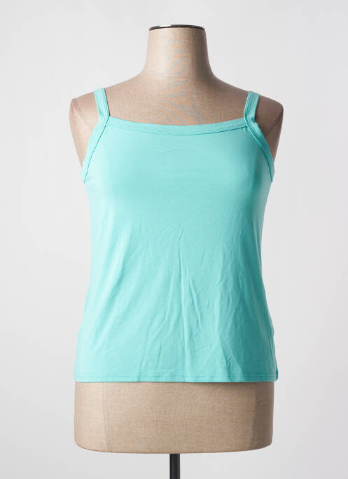 Top bleu TELMAIL pour femme