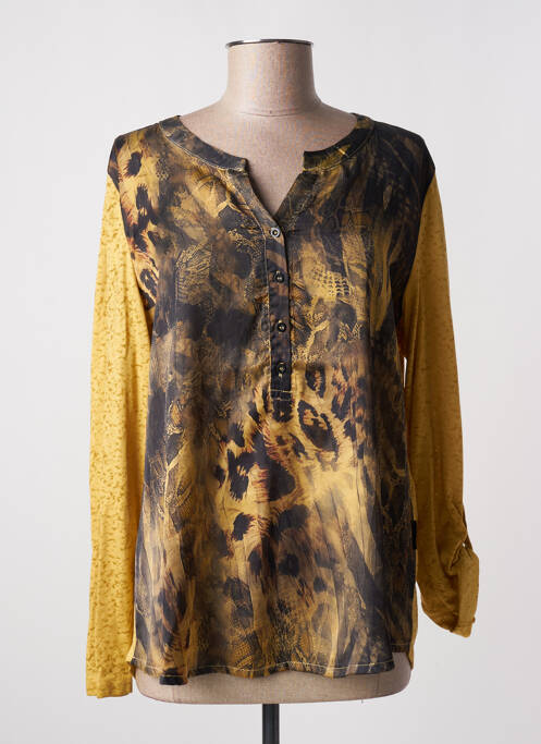 T-shirt jaune CAPUCCINO pour femme