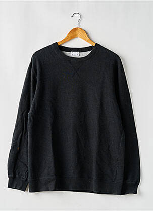 Sweat-shirt tissage jersey manches longues noir ASKET homme
