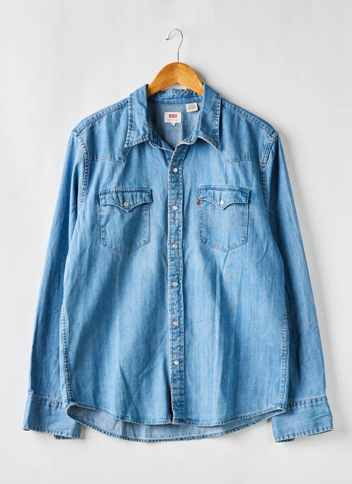 Chemise manches longues bleu LEVIS pour homme