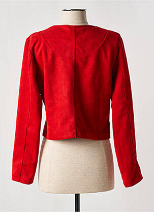 Veste casual col rond rouge OLIVER JUNG femme