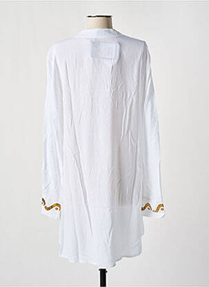 Tunique manches longues col v blanc SEMIOLOGY femme
