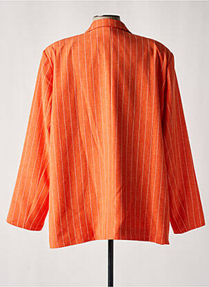 Blazer poches orange SOPHIA CURVY femme