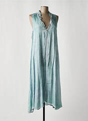 Robe longue bleu SEMIOLOGY pour femme seconde vue