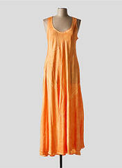 Robe longue orange SEMIOLOGY pour femme seconde vue
