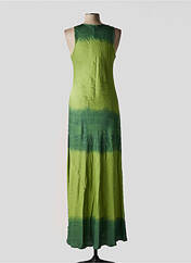 Robe longue vert SEMIOLOGY pour femme seconde vue