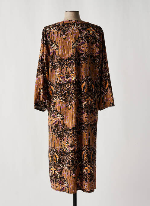 Robe mi-longue noir CISO pour femme