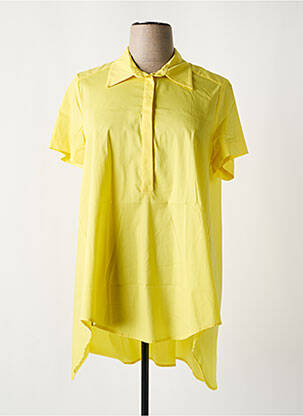 Tunique manches courtes manches courtes jaune MAT. femme