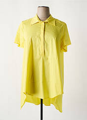 Tunique manches courtes jaune MAT. pour femme seconde vue