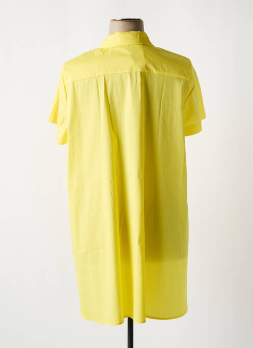 Tunique manches courtes jaune MAT. pour femme