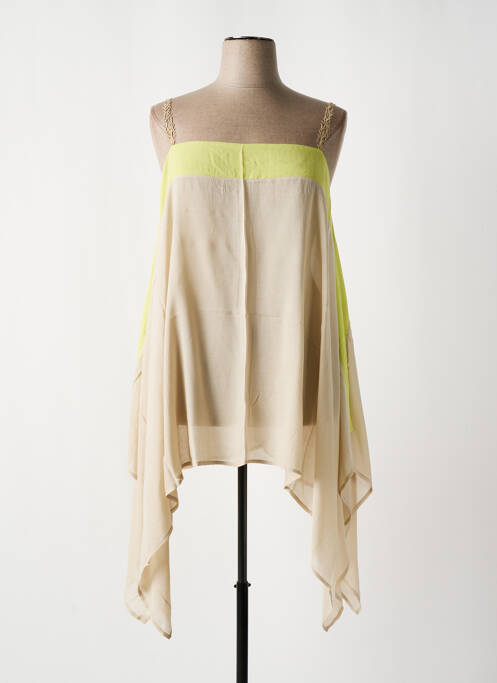 Tunique manches longues beige LA STAMPA pour femme