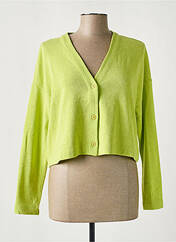 Gilet manches longues vert MES SOEURS ET MOI pour femme seconde vue