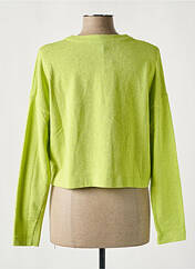 Gilet manches longues vert MES SOEURS ET MOI pour femme seconde vue