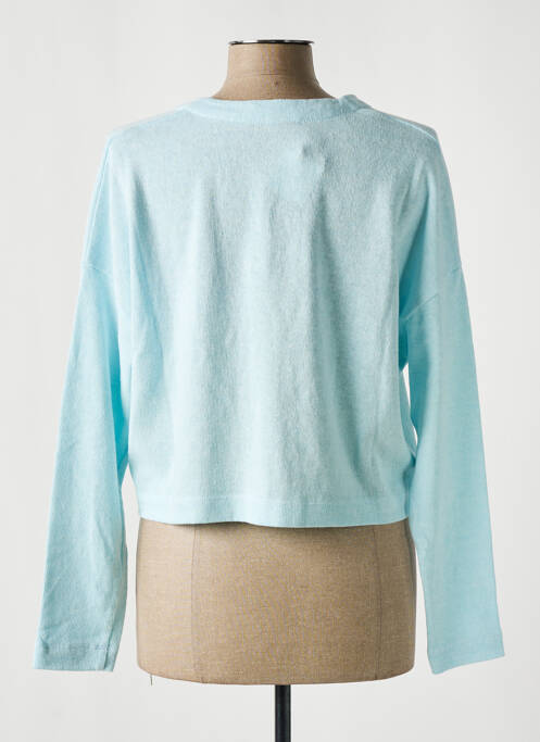 Gilet manches longues bleu MES SOEURS ET MOI pour femme