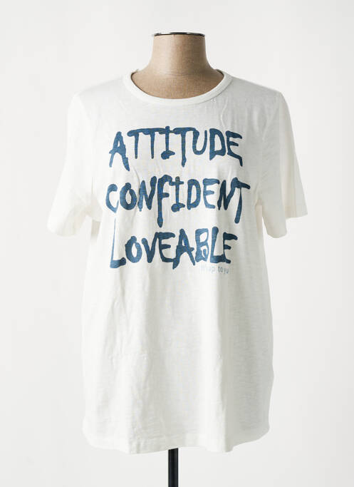 T-shirt blanc CISO pour femme