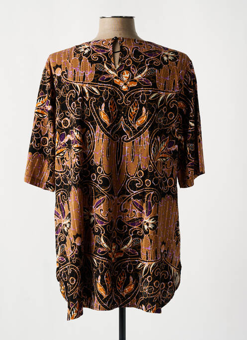 Tunique manches courtes marron CISO pour femme